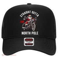 Straight Outta The North Pole Funny Christmas Hat thumb 0