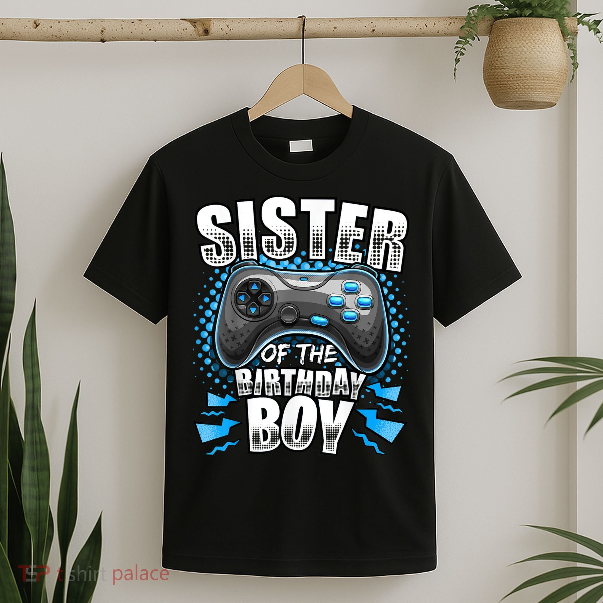 Sister Of The Birthday Boy Matching Video Game Birthday T-Shirt