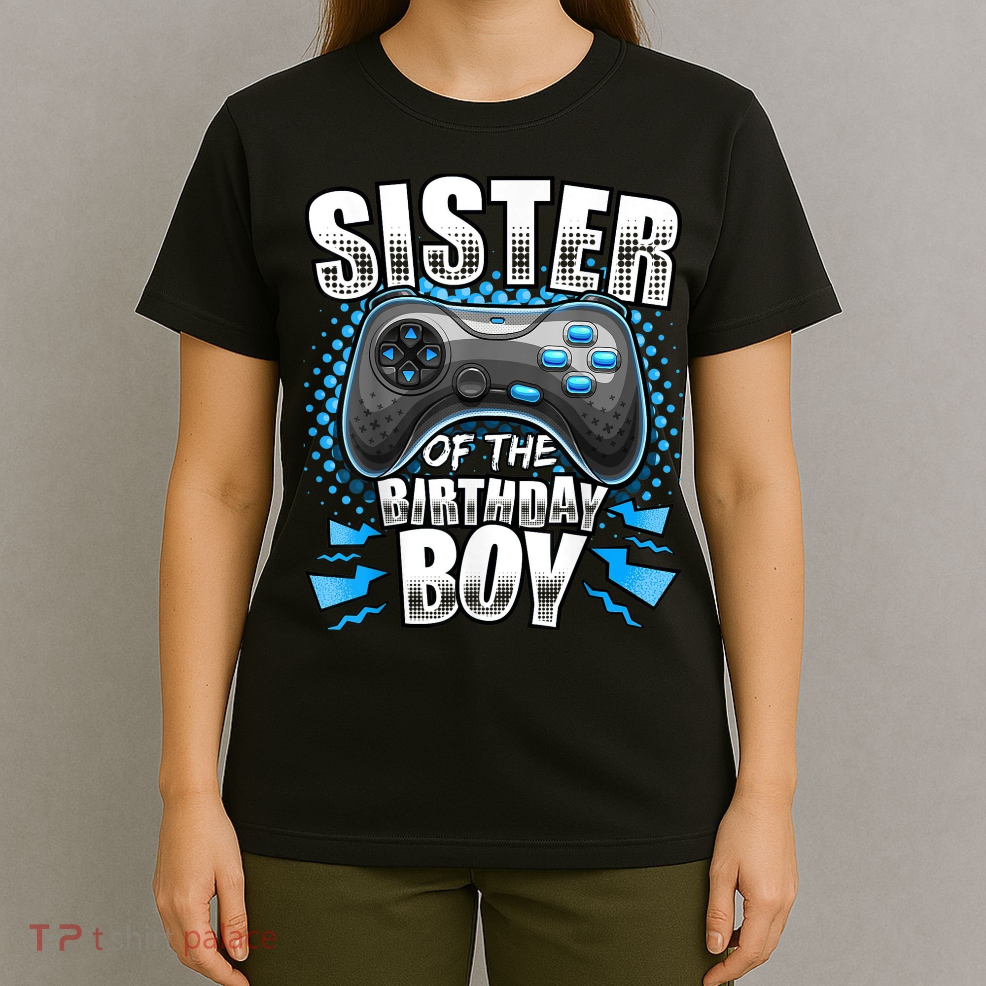 Sister Of The Birthday Boy Matching Video Game Birthday T-Shirt
