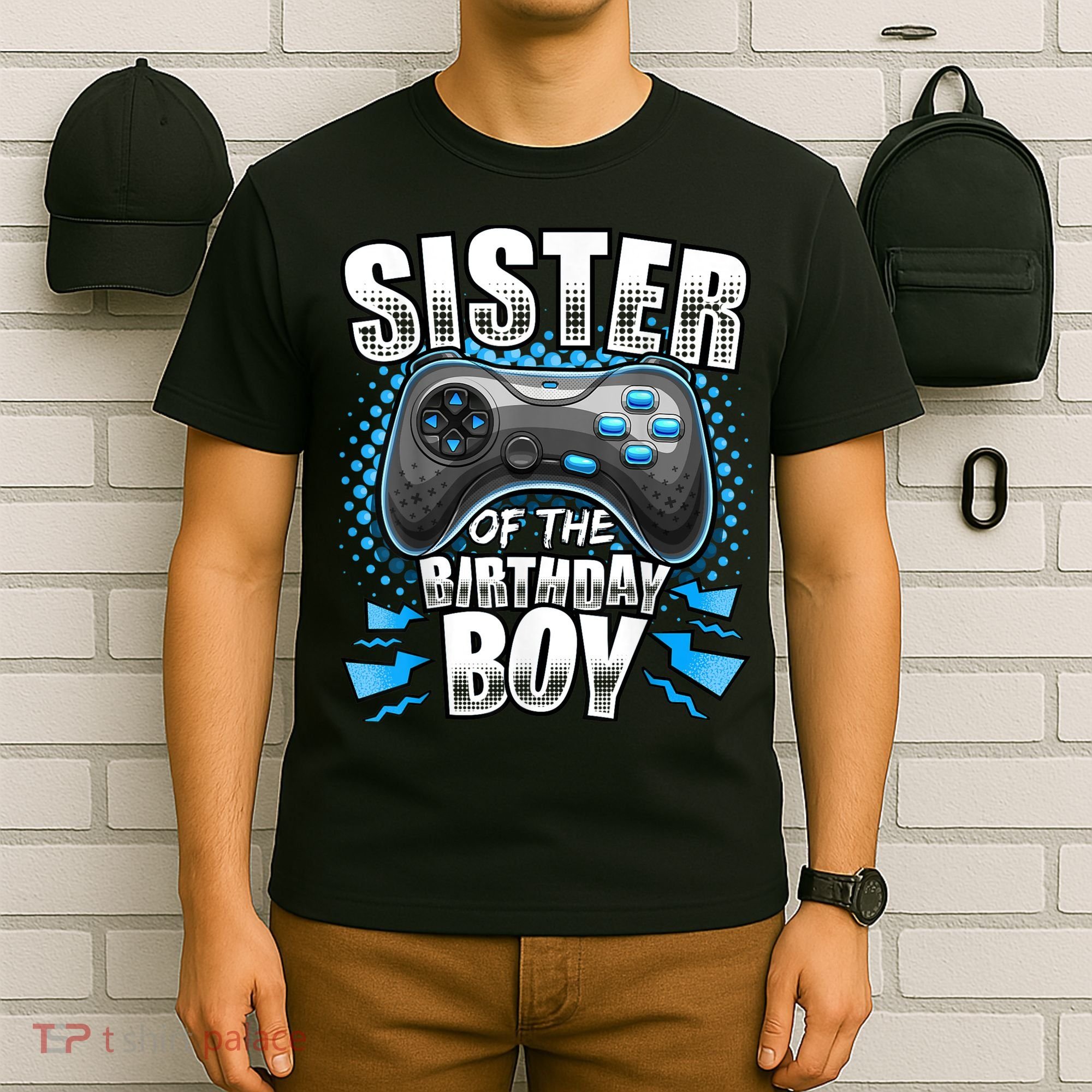 Sister Of The Birthday Boy Matching Video Game Birthday T-Shirt