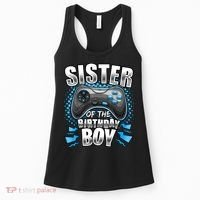 Sister Of The Birthday Boy Matching Video Game Birthday Women's Tank Top thumb 0