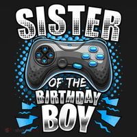 Sister Of The Birthday Boy Matching Video Game Birthday Women's Tank Top thumb 5