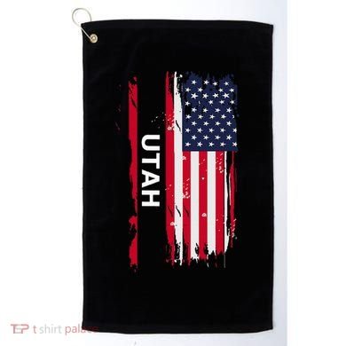 State Of Utah Golf Towel