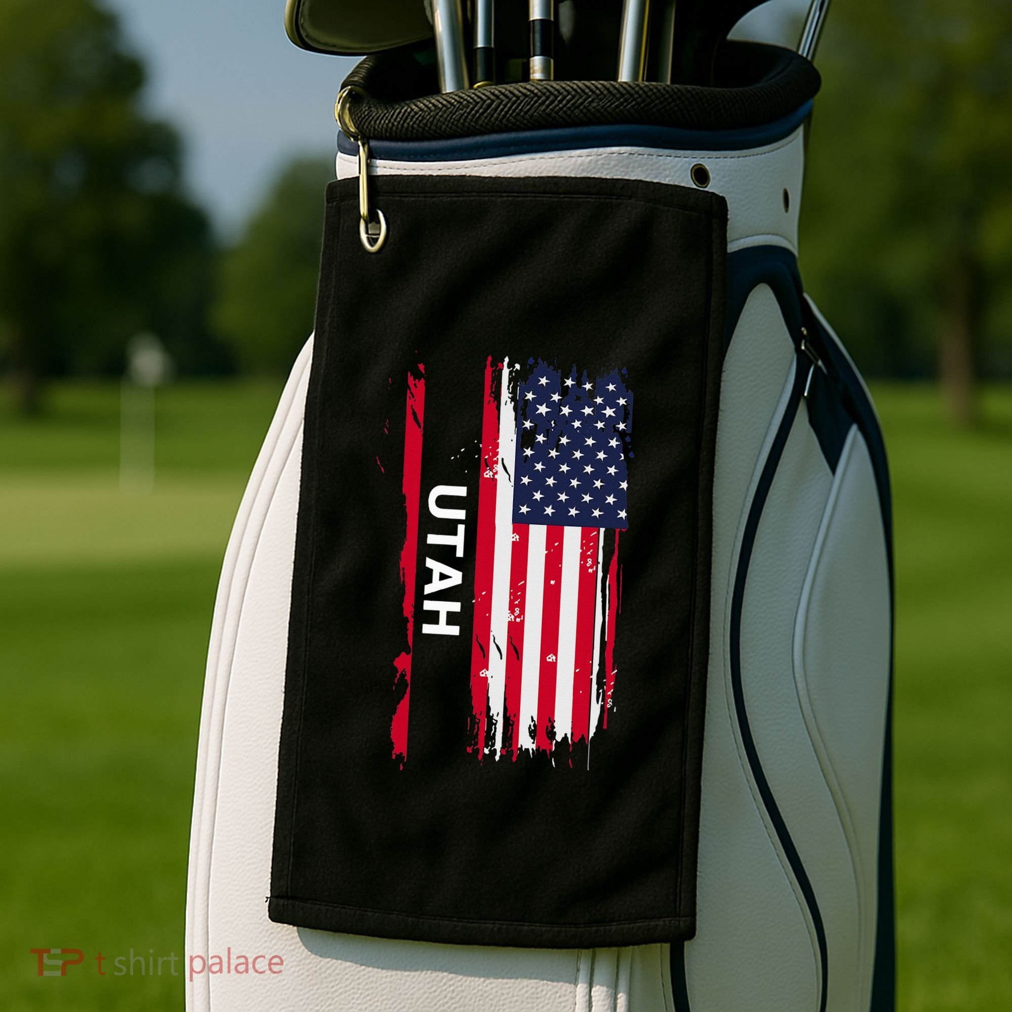 State Of Utah Golf Towel