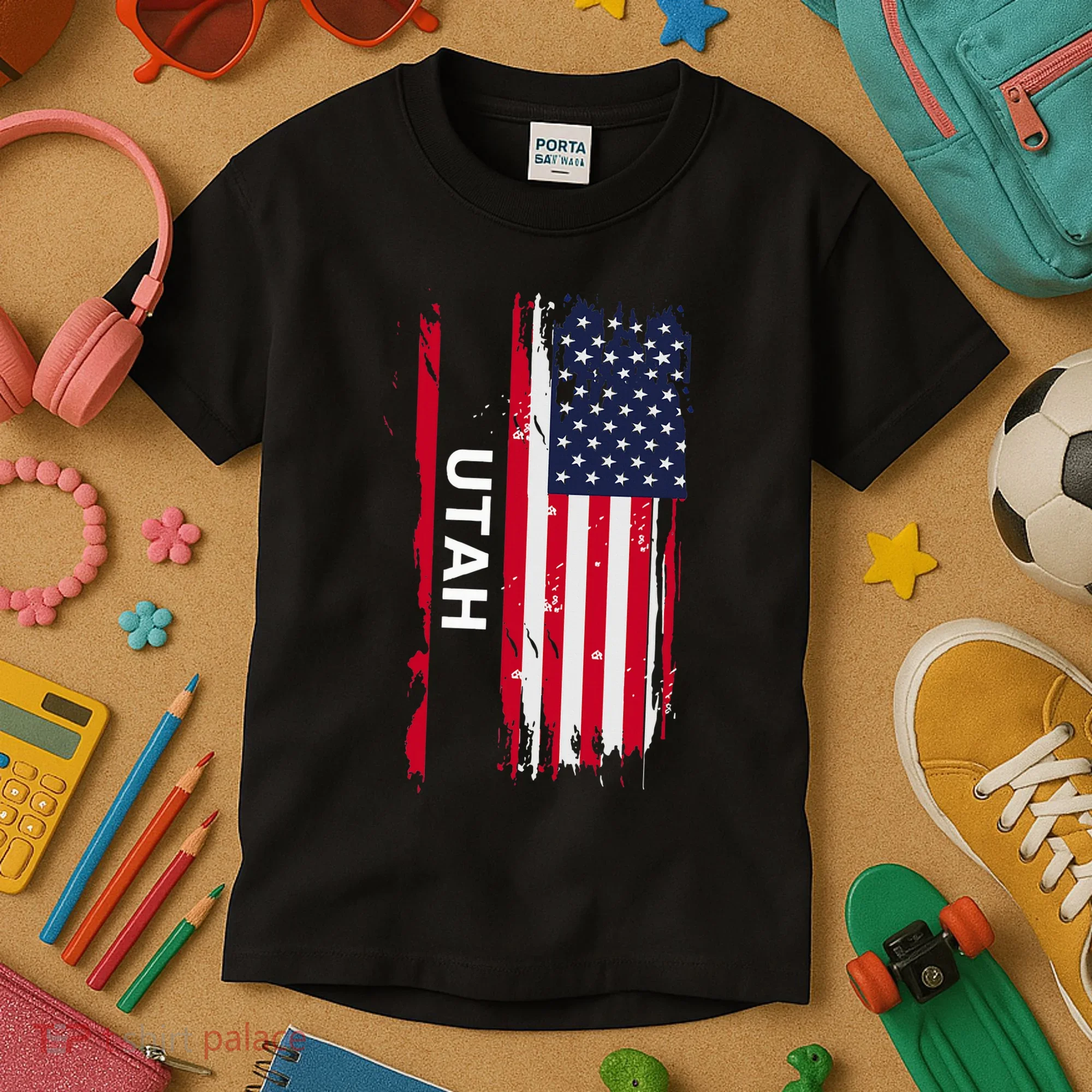 State Of Utah Kids T-Shirt
