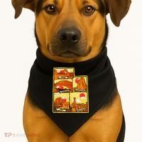 State of Utah Five National Parks Arches Zion Capitol Bryce USA-Made Doggie Bandana thumb 1
