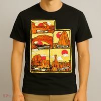State of Utah Five National Parks Arches Zion Capitol Bryce T-Shirt thumb 3