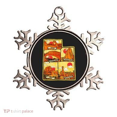 State of Utah Five National Parks Arches Zion Capitol Bryce Ornament