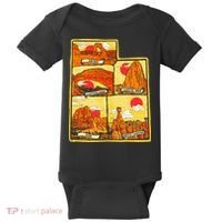 State of Utah Five National Parks Arches Zion Capitol Bryce Baby Bodysuit thumb 0