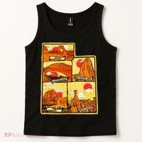 State of Utah Five National Parks Arches Zion Capitol Bryce Tank Top thumb 2