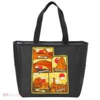 State of Utah Five National Parks Arches Zion Capitol Bryce Tote Bag thumb 0