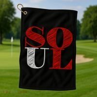 Soul Mate Matching Couples For Mrs Golf Towel thumb 1