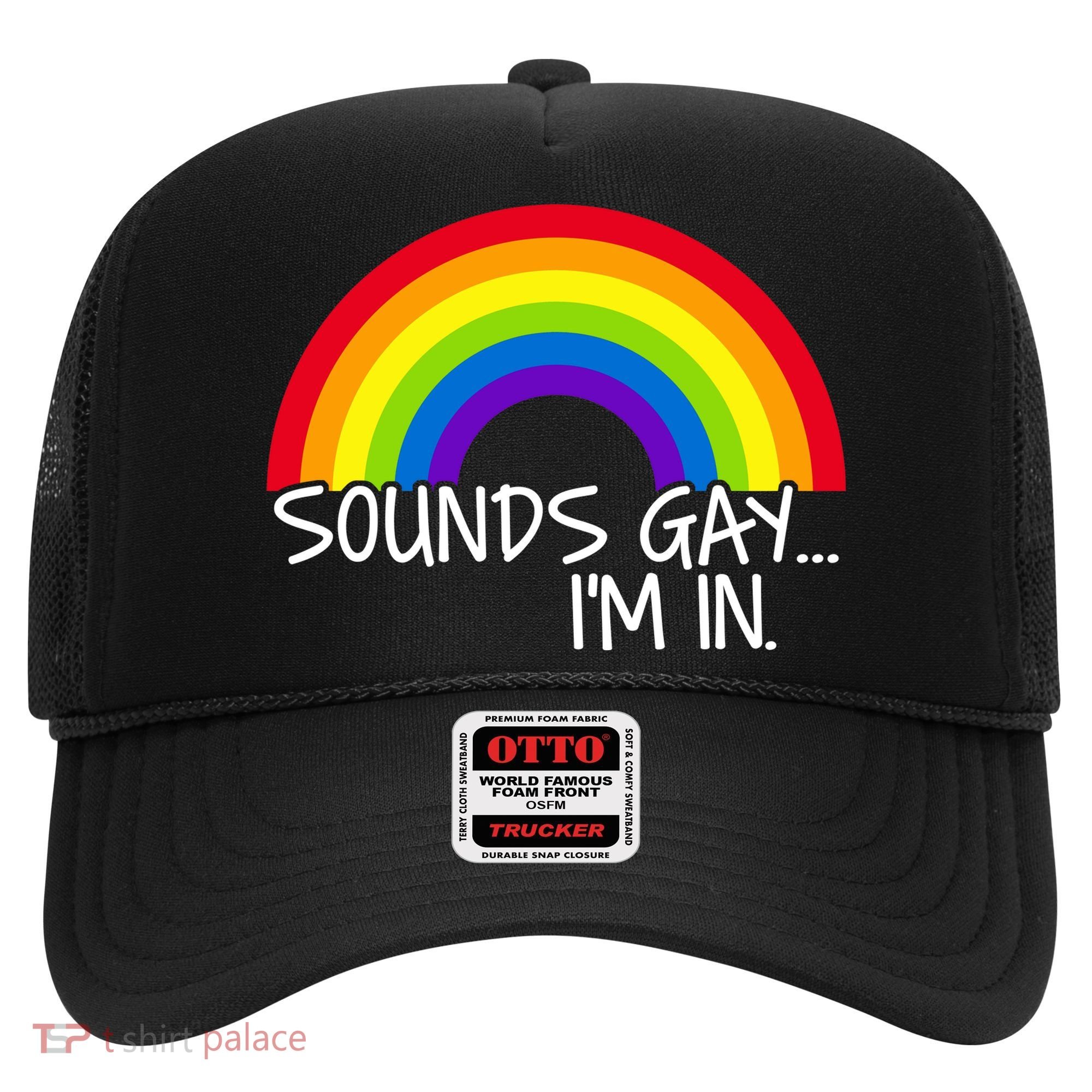 Sounds Gay I'm In Funny LGBT Hat