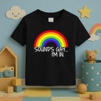 Sounds Gay I'm In Funny LGBT Toddler T-Shirt thumb 3