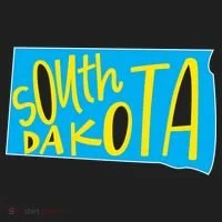 South Dakota Hand Drawn State Outline Women's Sweatshirt thumb 2