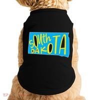 South Dakota Hand Drawn State Outline Doggie Tank thumb 0