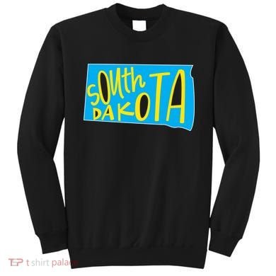 South Dakota Hand Drawn State Outline Sweatshirt
