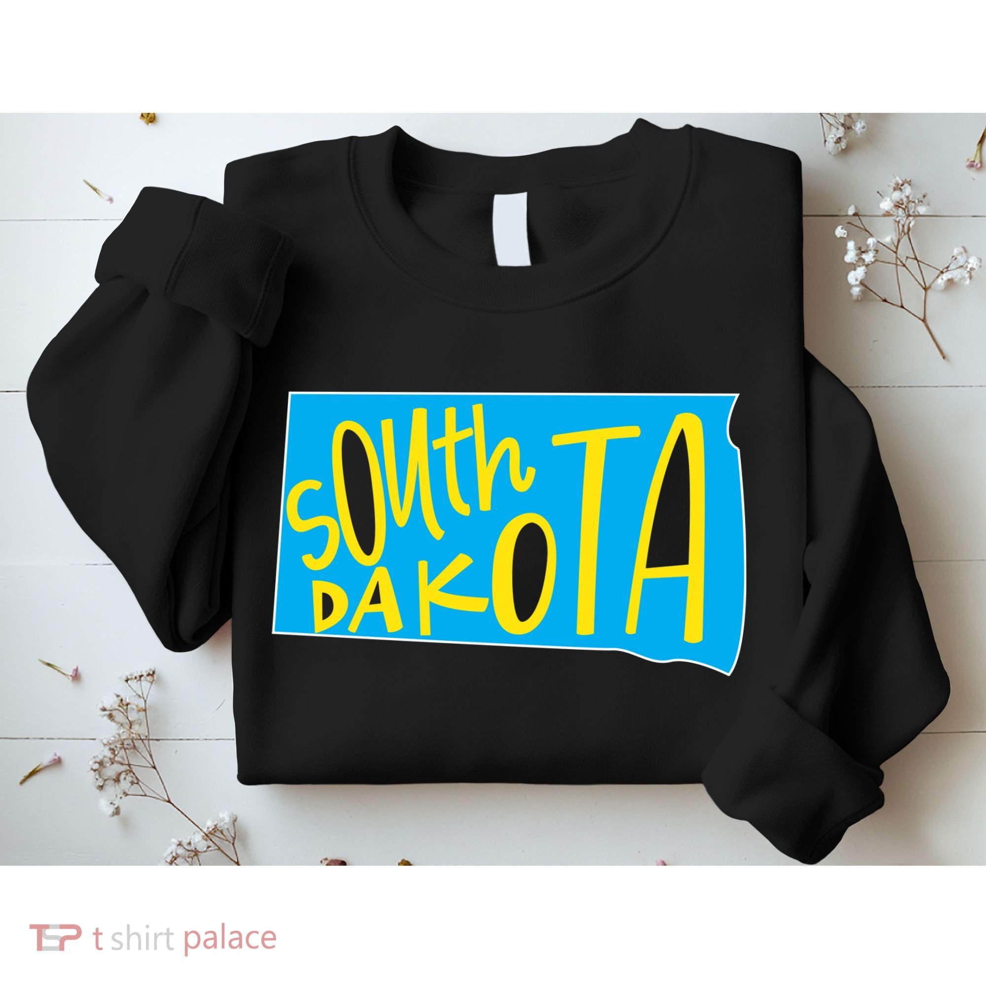 South Dakota Hand Drawn State Outline Sweatshirt