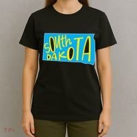 South Dakota Hand Drawn State Outline T-Shirt thumb 4