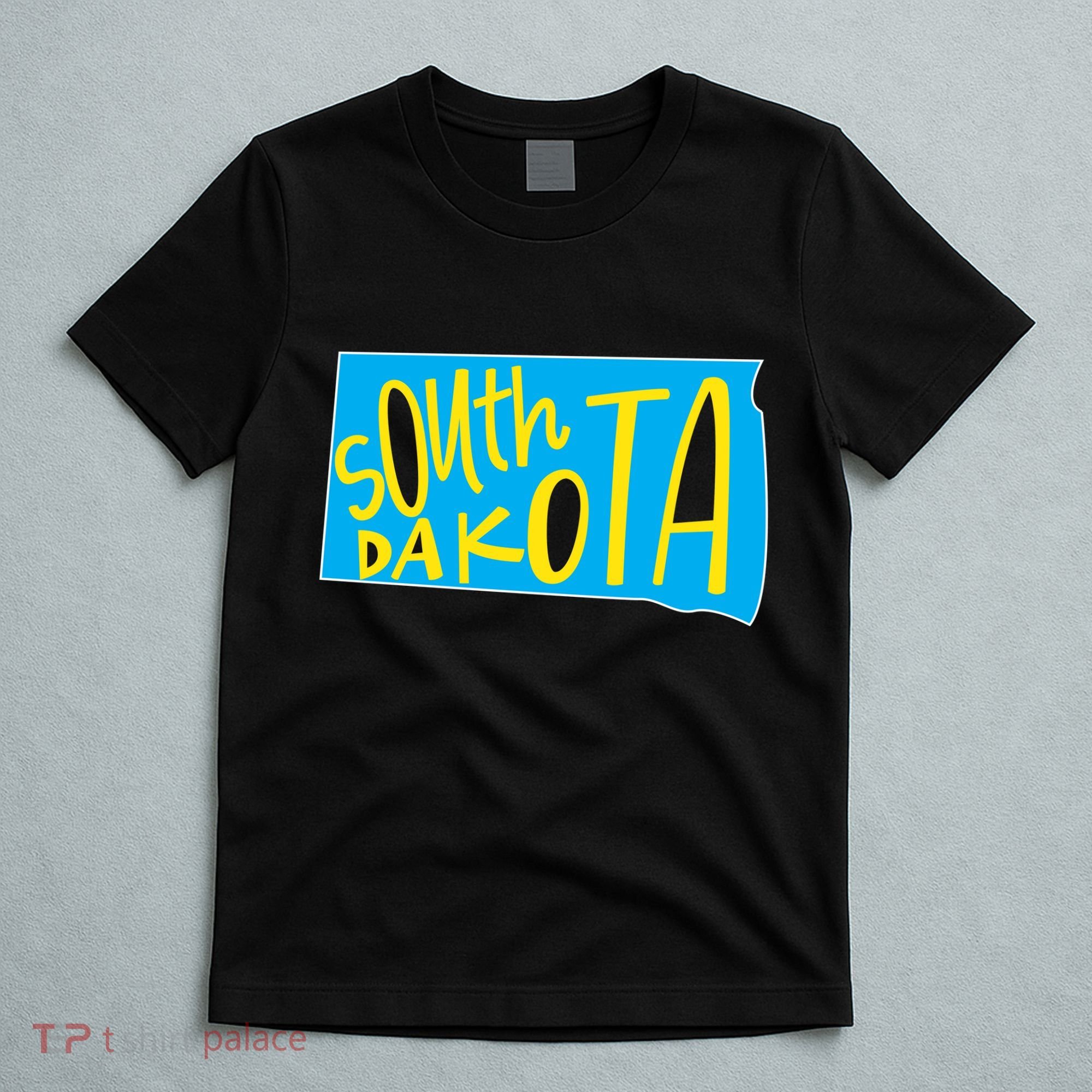 South Dakota Hand Drawn State Outline T-Shirt