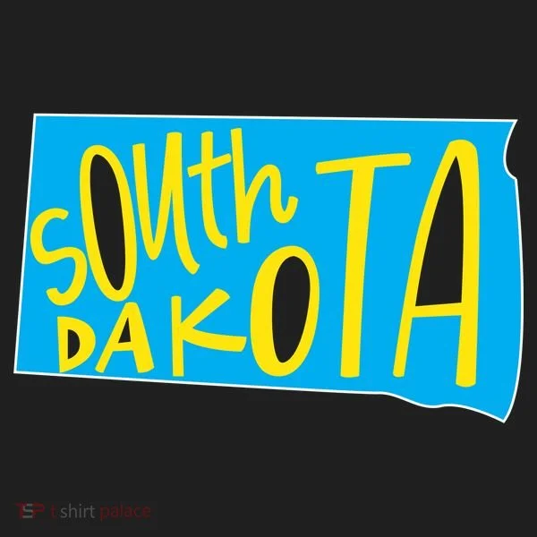 South Dakota Hand Drawn State Outline Beanie