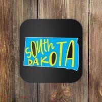 South Dakota Hand Drawn State Outline Coaster thumb 0