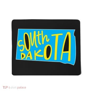South Dakota Hand Drawn State Outline Mousepad