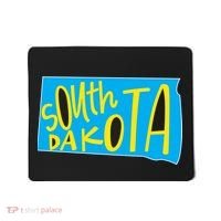 South Dakota Hand Drawn State Outline Mousepad thumb 0