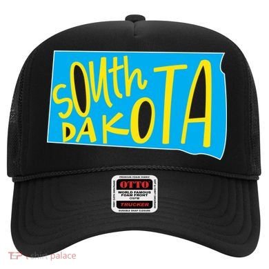 South Dakota Hand Drawn State Outline Hat