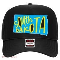 South Dakota Hand Drawn State Outline Hat thumb 0