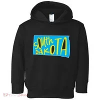 South Dakota Hand Drawn State Outline Toddler Hoodie thumb 0