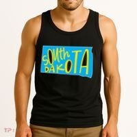 South Dakota Hand Drawn State Outline Tank Top thumb 3