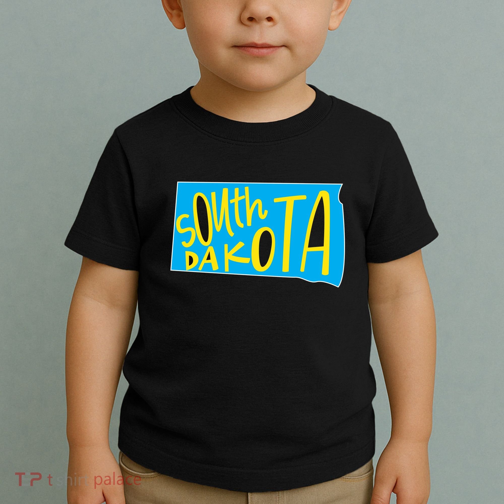 South Dakota Hand Drawn State Outline Toddler T-Shirt