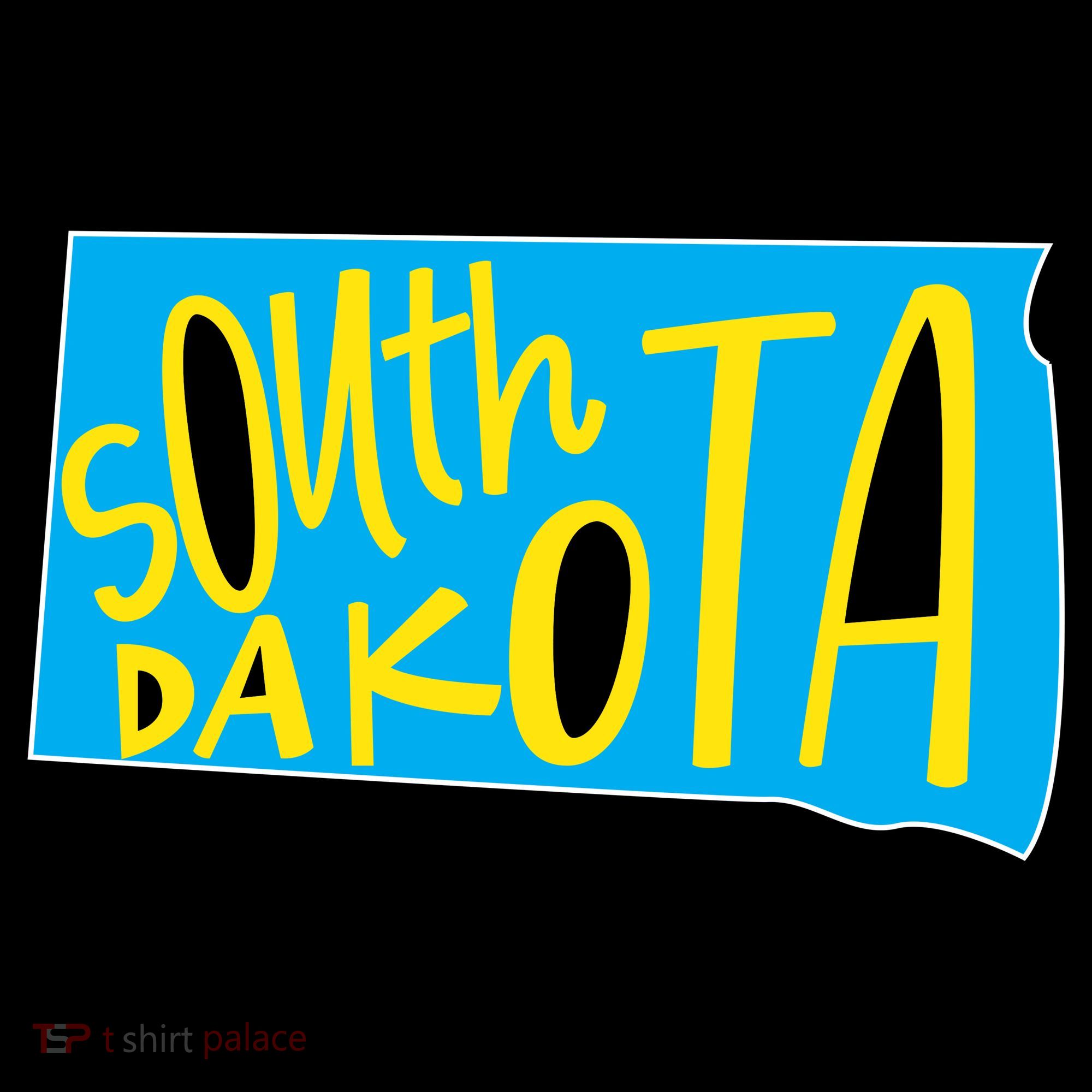 South Dakota Hand Drawn State Outline Toddler T-Shirt