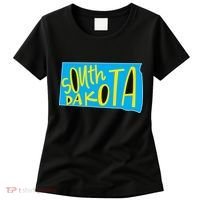 South Dakota Hand Drawn State Outline Women's T-Shirt thumb 0