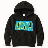 South Dakota Hand Drawn State Outline Kids Hoodie thumb 0