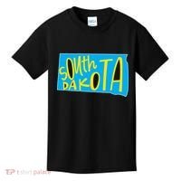 South Dakota Hand Drawn State Outline Kids T-Shirt thumb 0