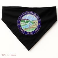 South Dakota Seal USA-Made Doggie Bandana thumb 0