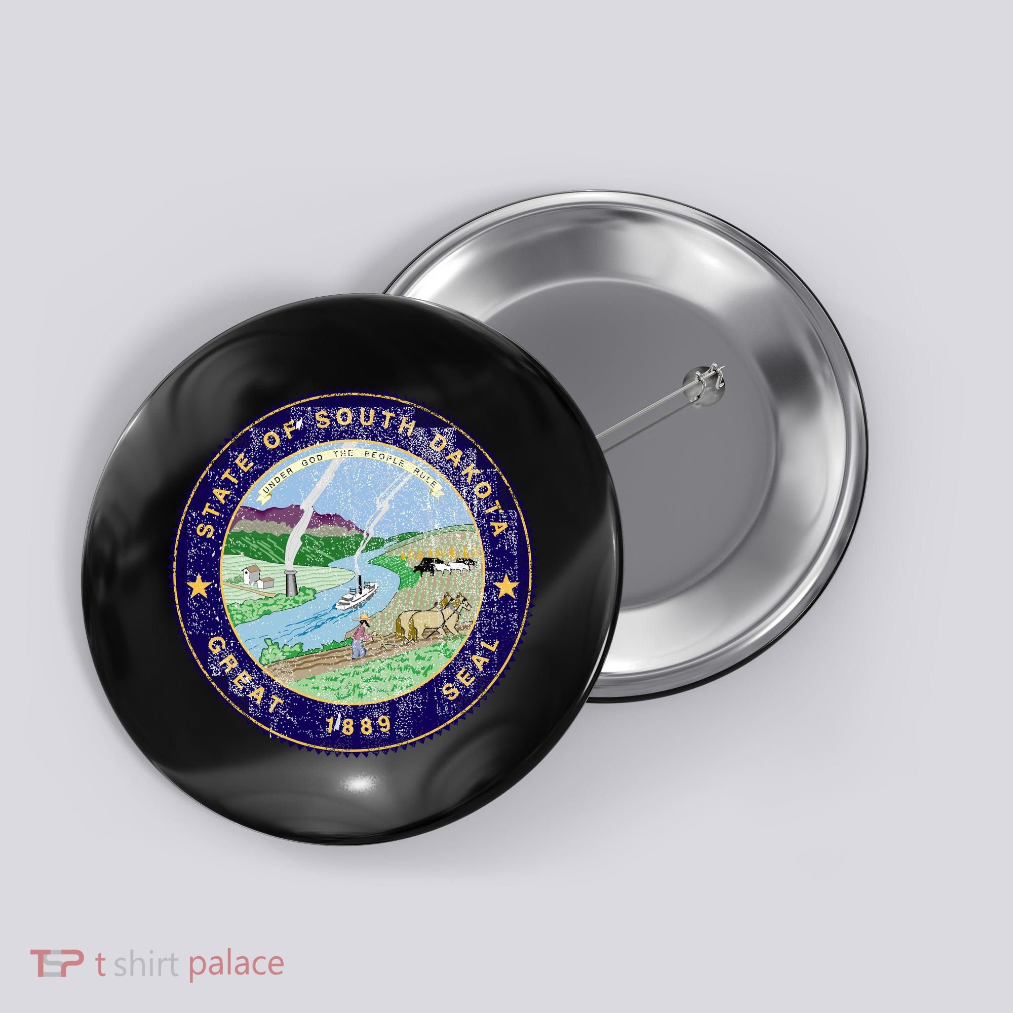South Dakota Seal Button