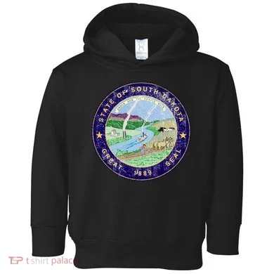 South Dakota Seal Toddler Hoodie