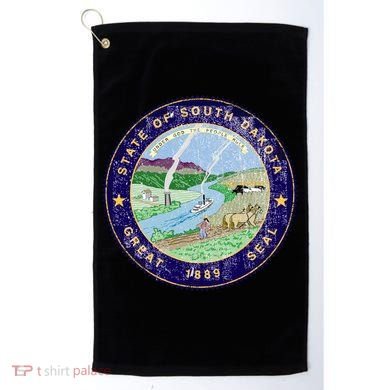 South Dakota Seal Golf Towel