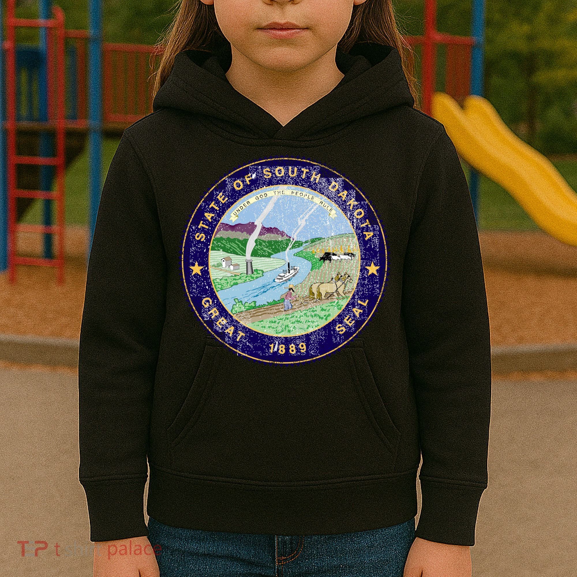 South Dakota Seal Kids Hoodie