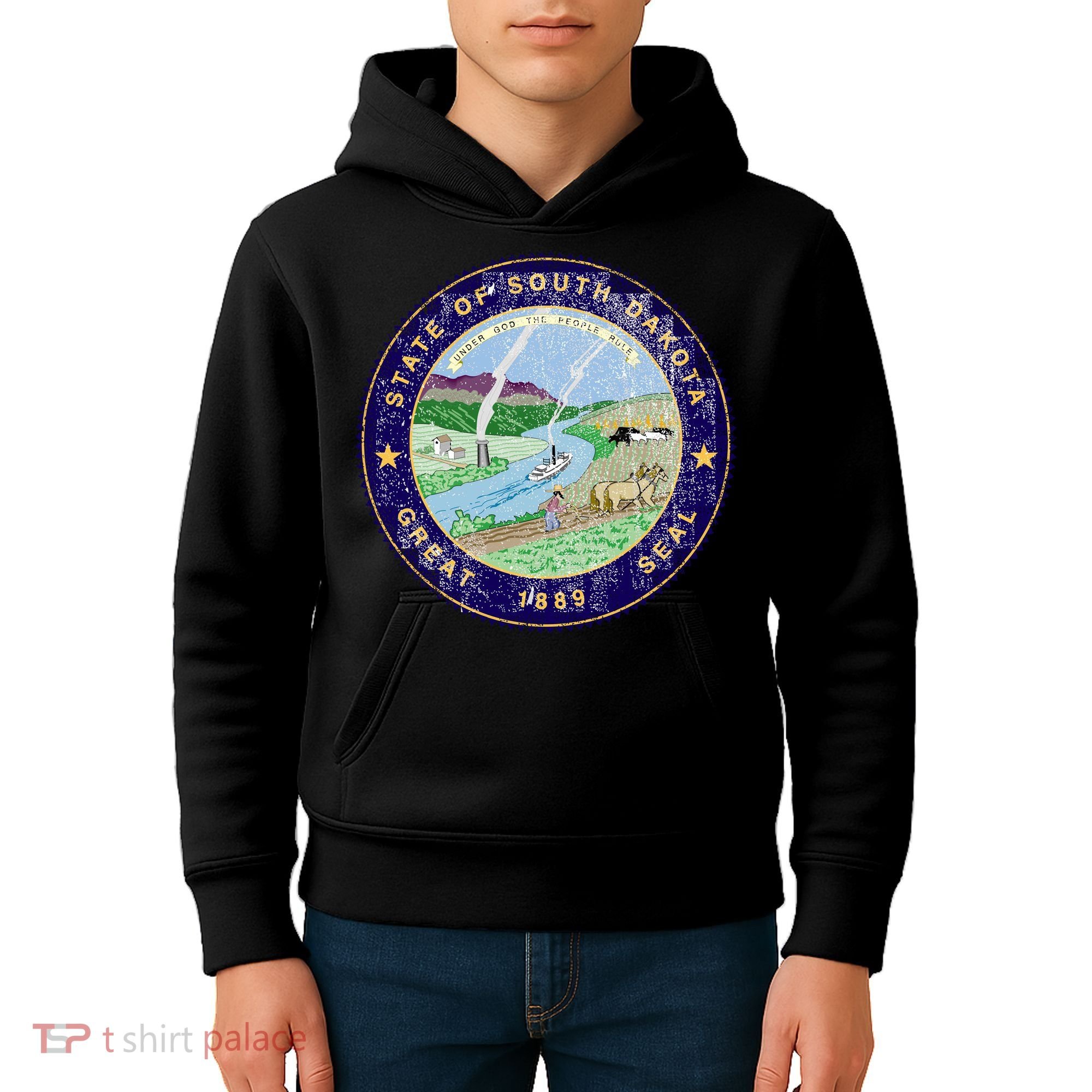 South Dakota Seal Kids Hoodie