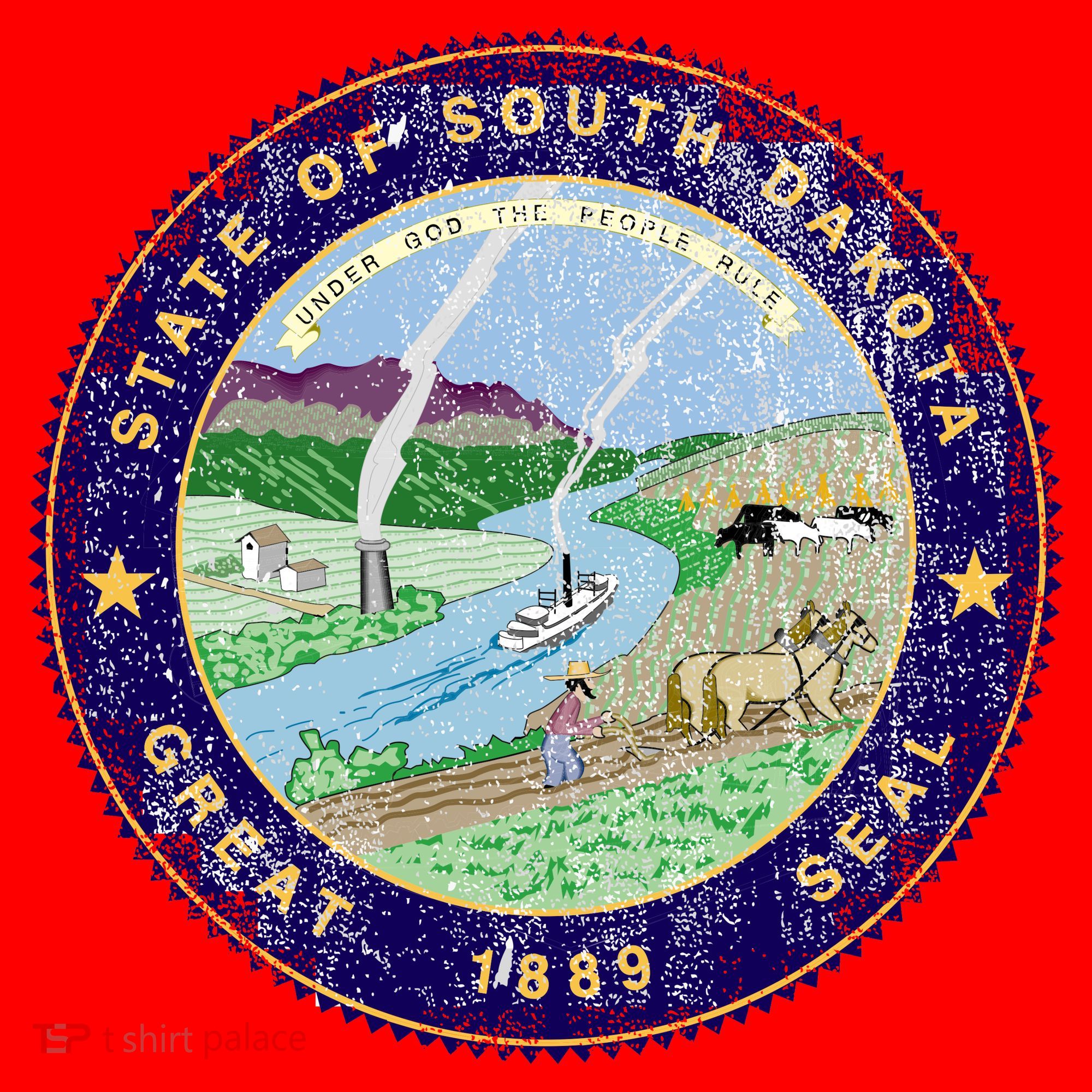 South Dakota Seal Santa Hat