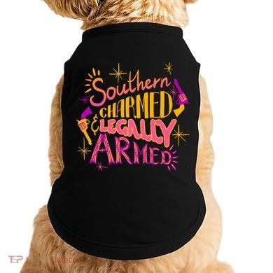 Southern Charmed Legally Armed 2nd Amendment Doggie Tank