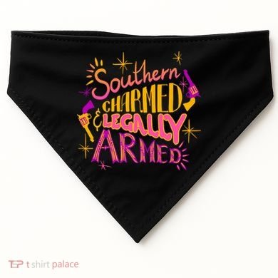 Southern Charmed Legally Armed 2nd Amendment USA-Made Doggie Bandana
