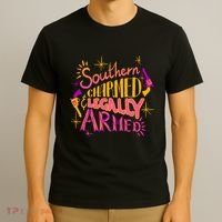 Southern Charmed Legally Armed 2nd Amendment T-Shirt thumb 3