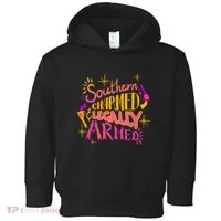 Southern Charmed Legally Armed 2nd Amendment Toddler Hoodie thumb 0