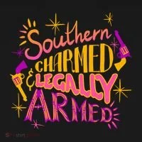Southern Charmed Legally Armed 2nd Amendment Toddler Hoodie thumb 2