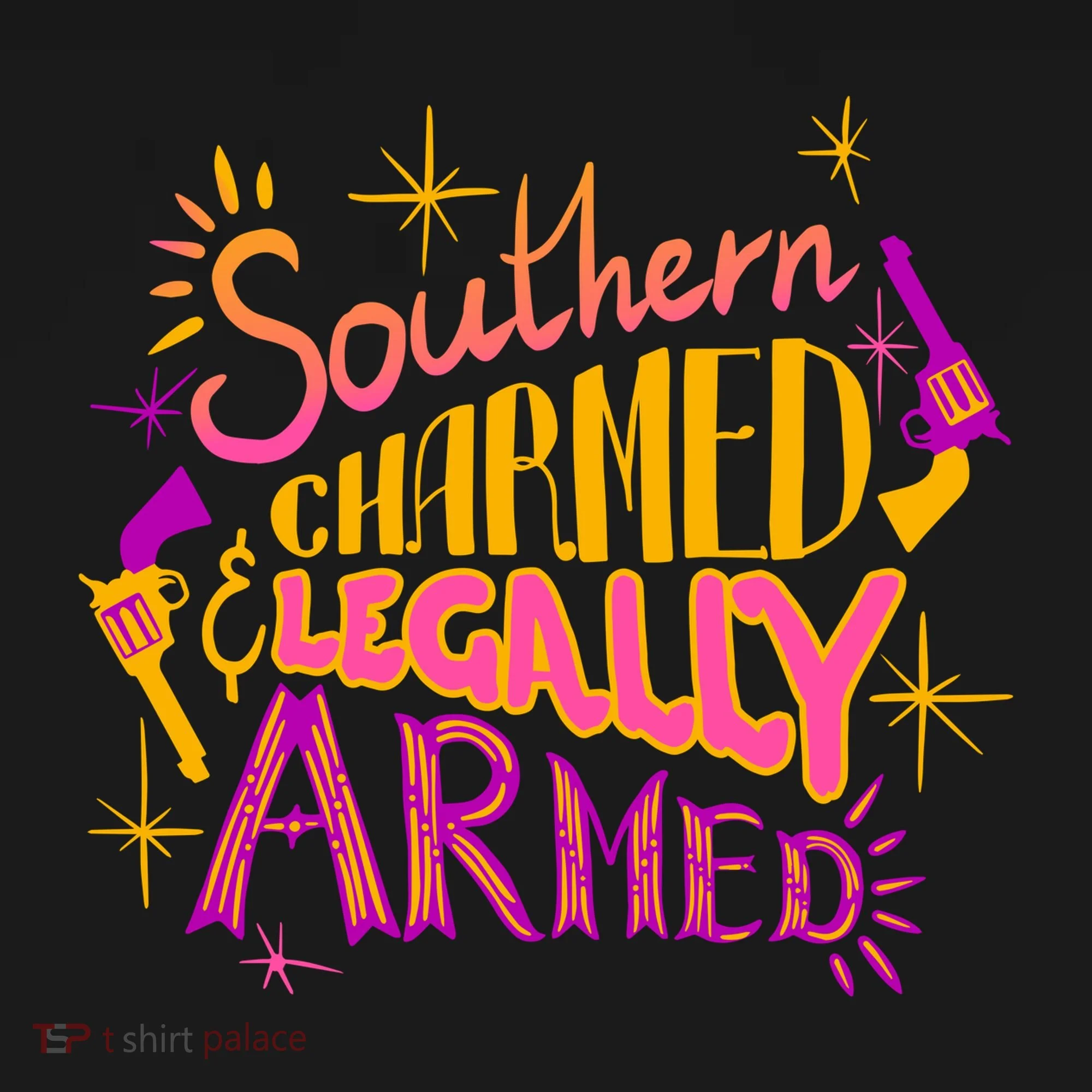 Southern Charmed Legally Armed 2nd Amendment Toddler Hoodie